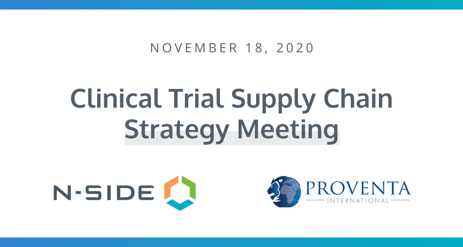 Join N-SIDE at the Clinical Trial Supply Chain Strategy Meeting!